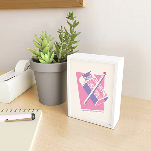 April Lane Art Matchbox Framed Mini Art Print - Image 5