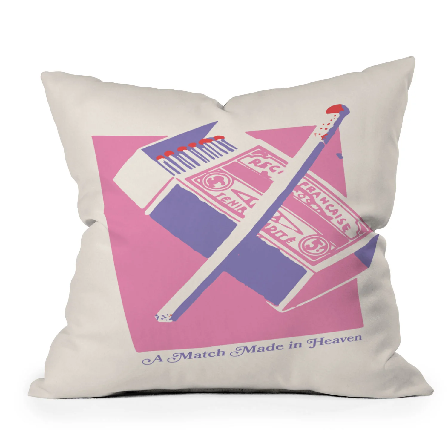 April Lane Art Matchbox Outdoor Throw Pillow - Image 3