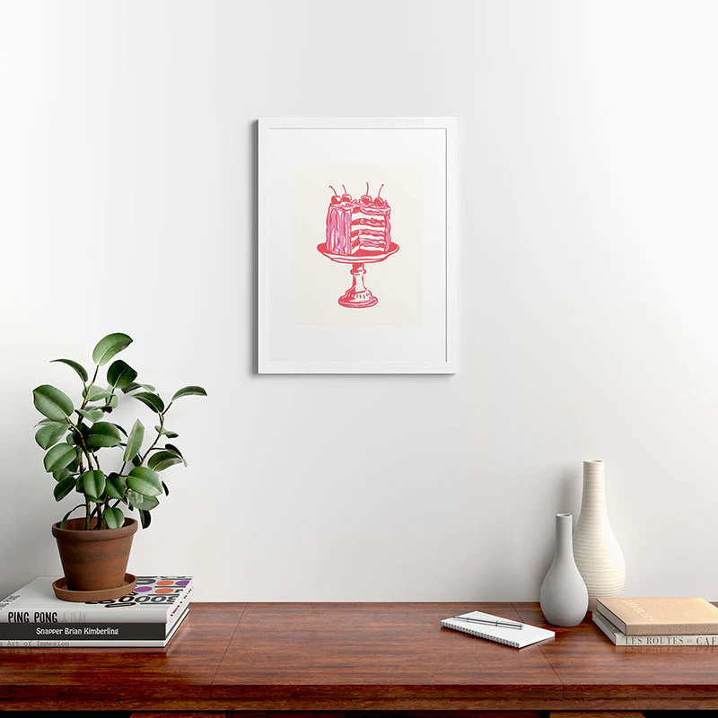 April Lane Art Pink Cake Framed Art Print - Image 22