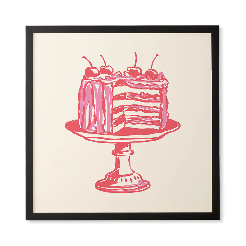April Lane Art Pink Cake Framed Wall Art - Image 11