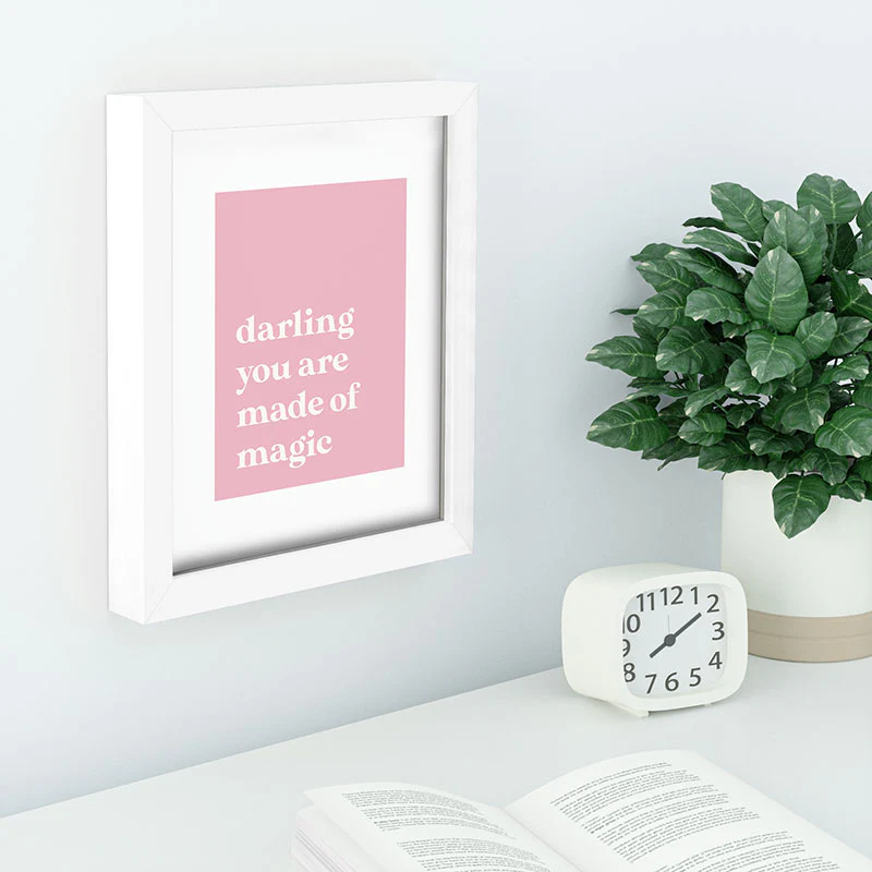 April Lane Art Pink Magic Recessed Framing Rectangle - Image 4