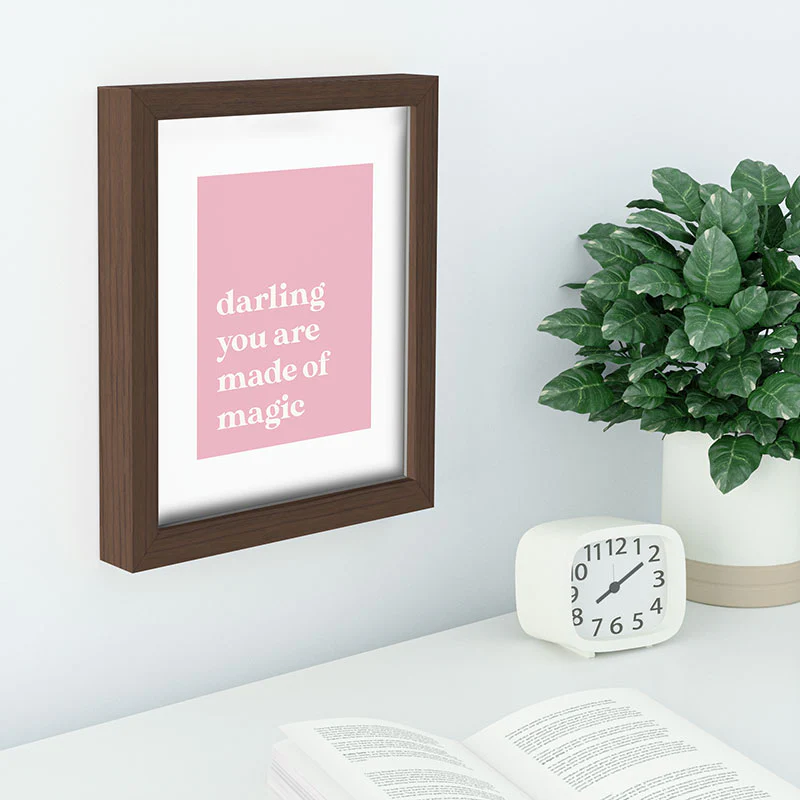 April Lane Art Pink Magic Recessed Framing Rectangle - Image 8