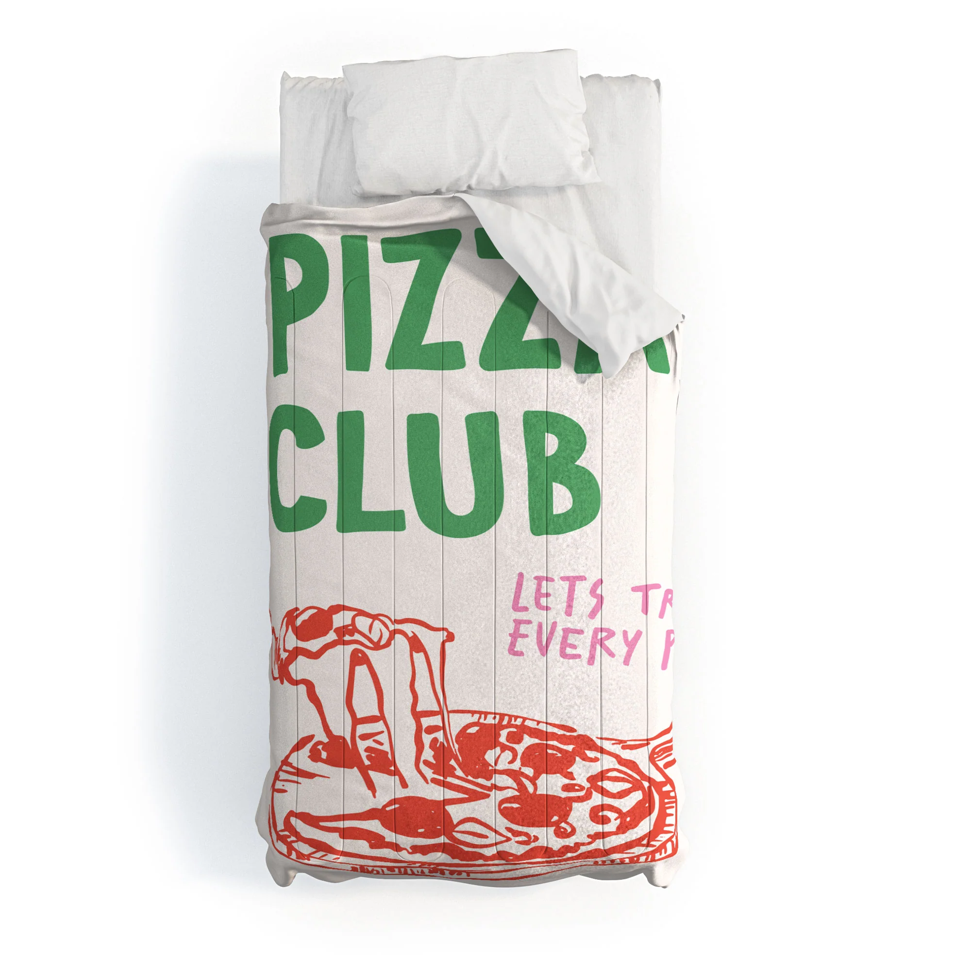April Lane Art Pizza Club Comforter - Image 8