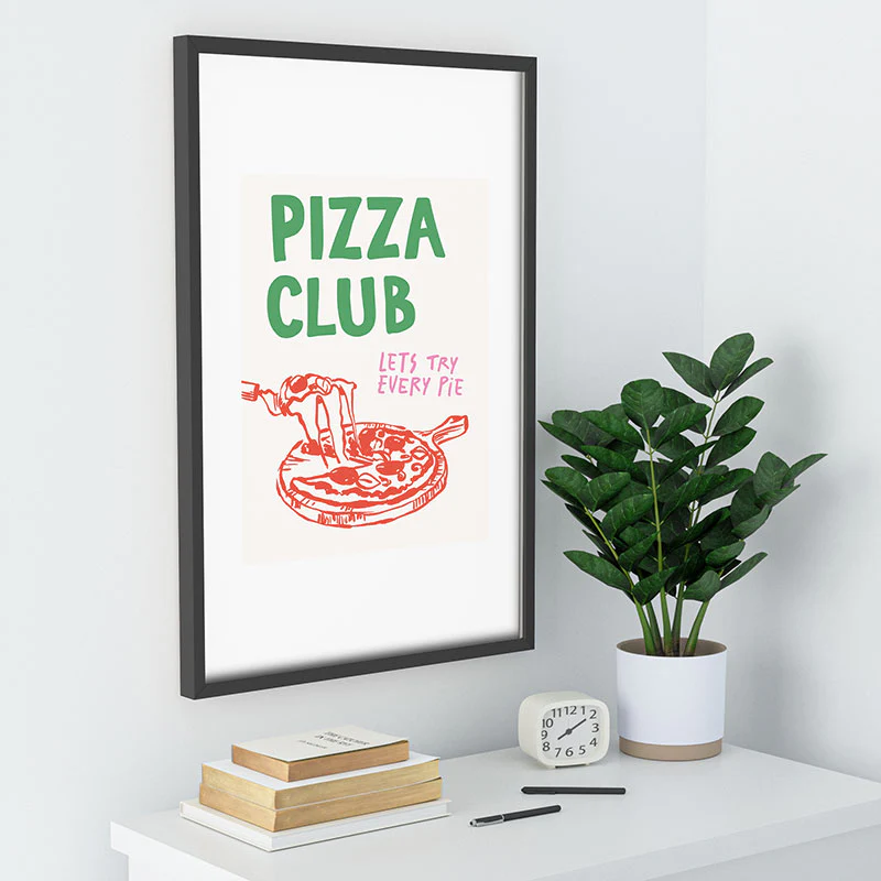 April Lane Art Pizza Club Recessed Framing Rectangle - Image 45