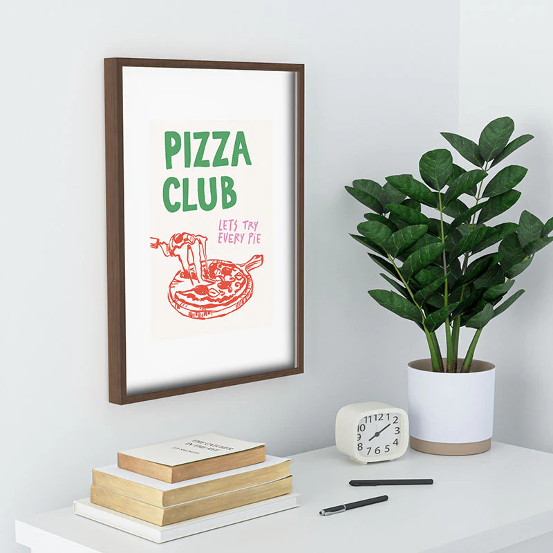 April Lane Art Pizza Club Recessed Framing Rectangle - Image 48