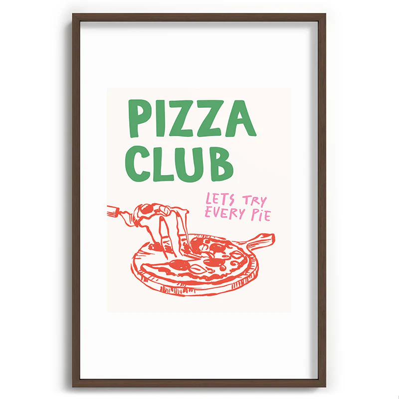 April Lane Art Pizza Club Recessed Framing Rectangle - Image 55