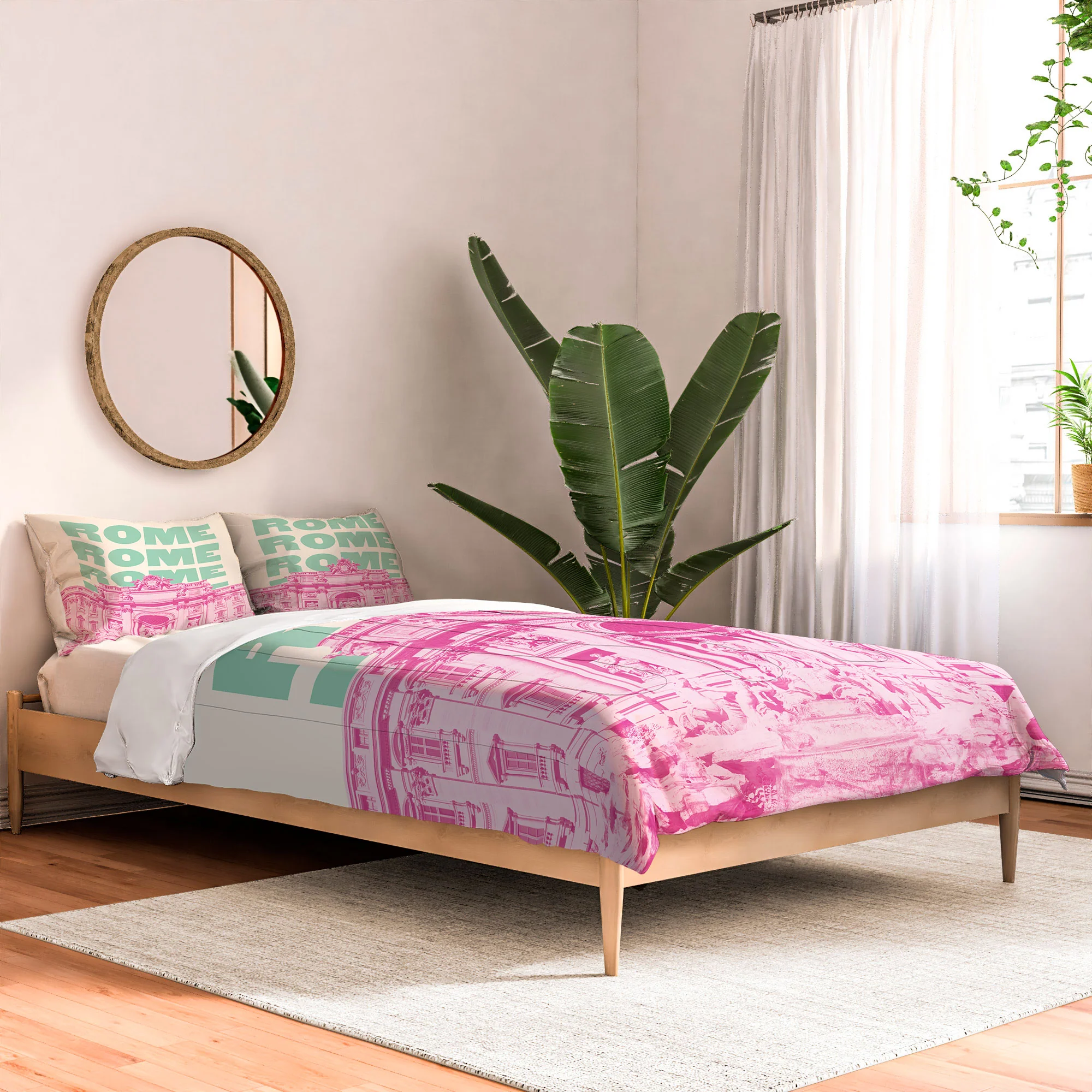 April Lane Art Rome Trevi Fountain Comforter - Image 2