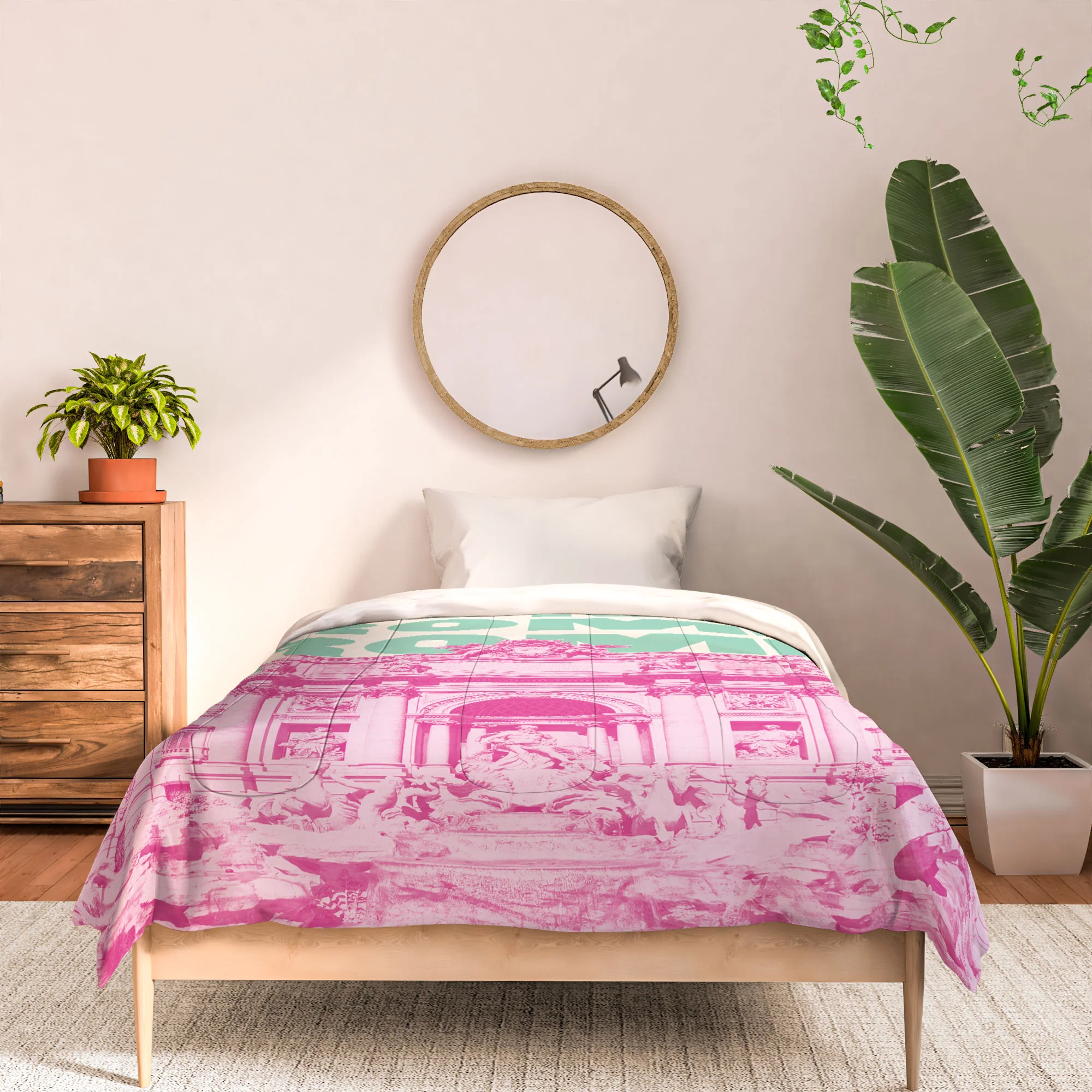 April Lane Art Rome Trevi Fountain Comforter - Image 9