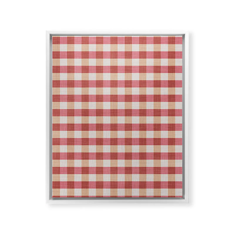 Avenie Cozy Gingham Art Canvas - Image 14