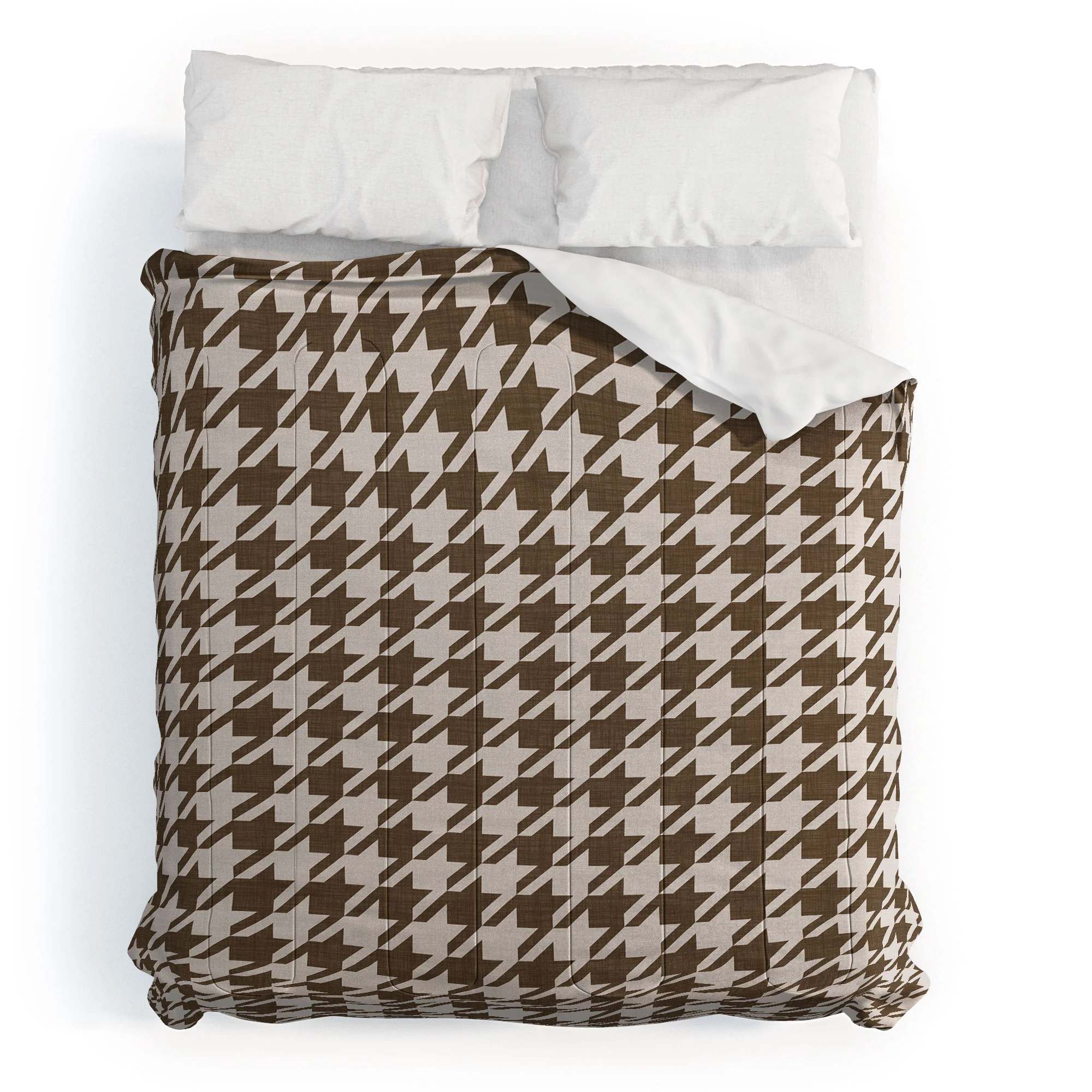 Avenie Cozy Houndstooth Comforter - Image 13