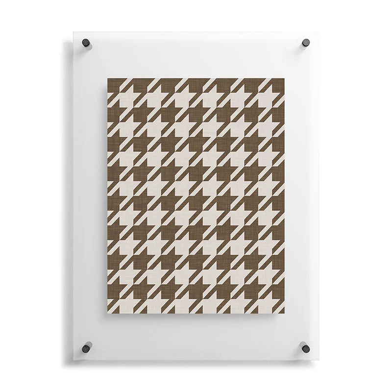 Avenie Cozy Houndstooth Floating Acrylic Print - Image 23