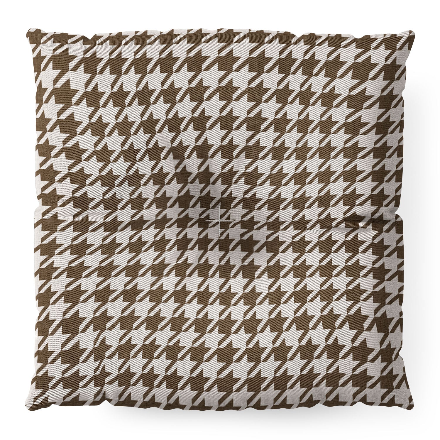Avenie Cozy Houndstooth Floor Pillow Square - Image 4
