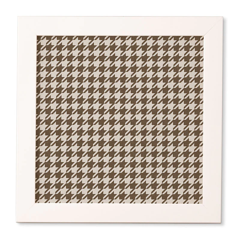 Avenie Cozy Houndstooth Framed Wall Art - Image 13