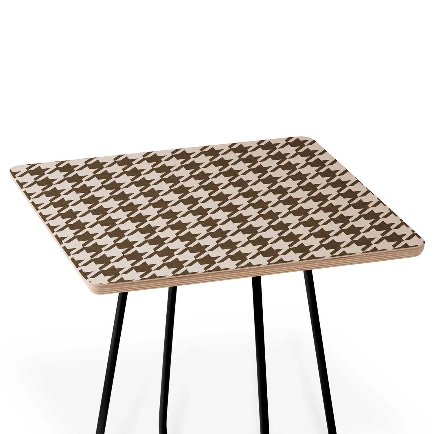 Avenie Cozy Houndstooth Side Table - Image 4
