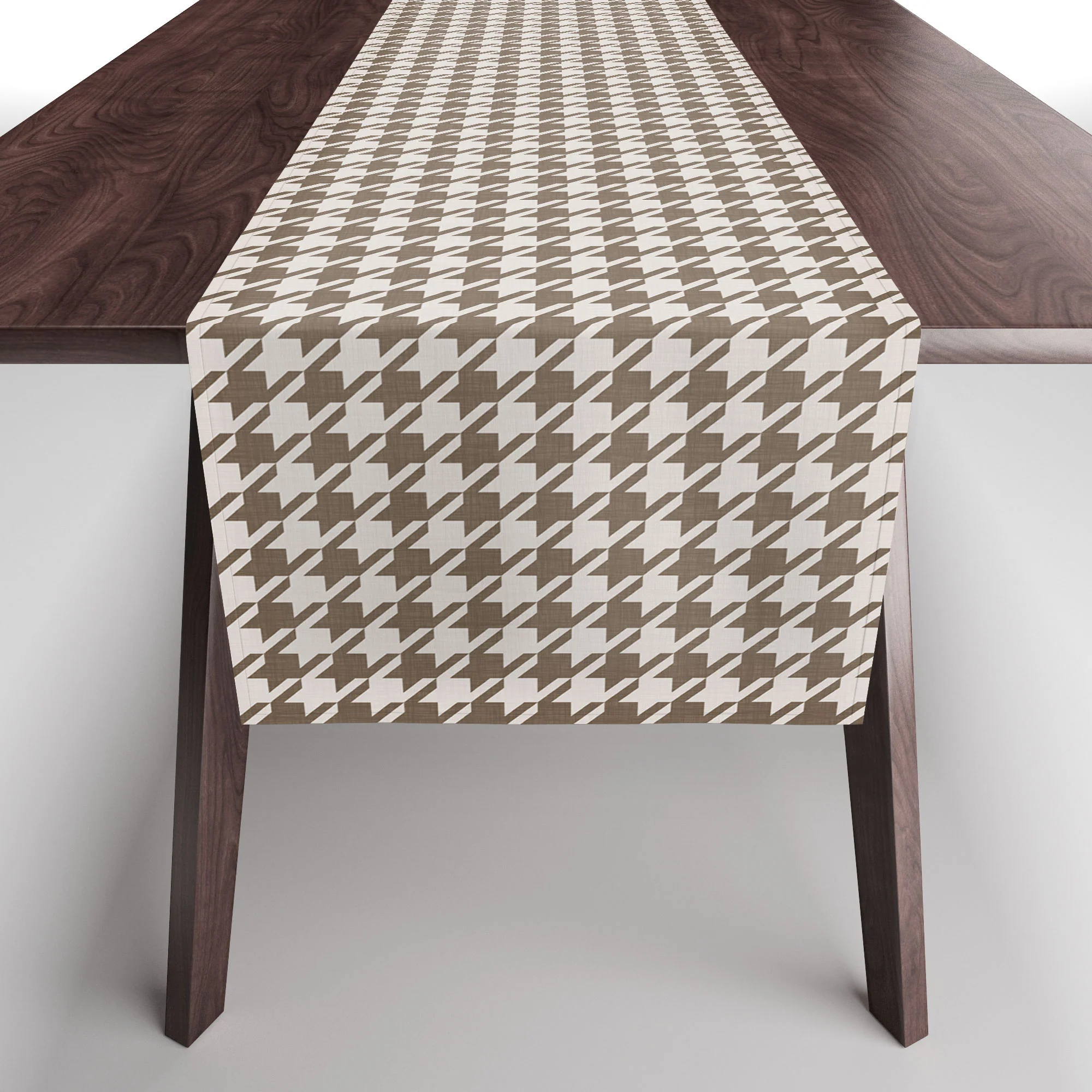 Avenie Cozy Houndstooth Table Runner - Image 3