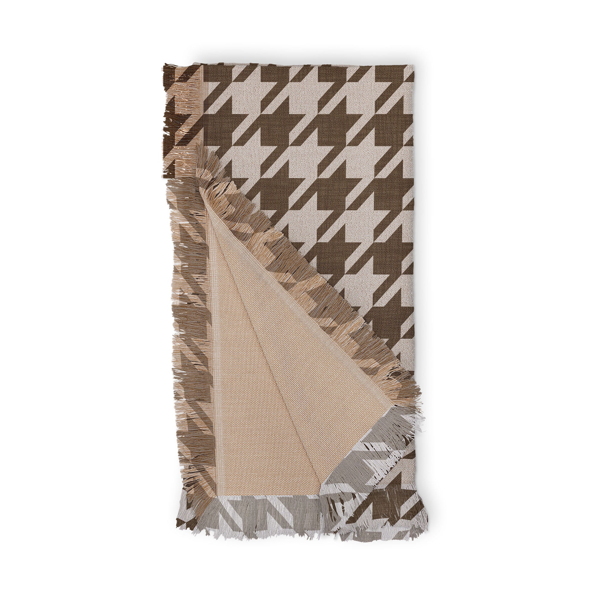 Avenie Cozy Houndstooth Throw Blanket - Image 4