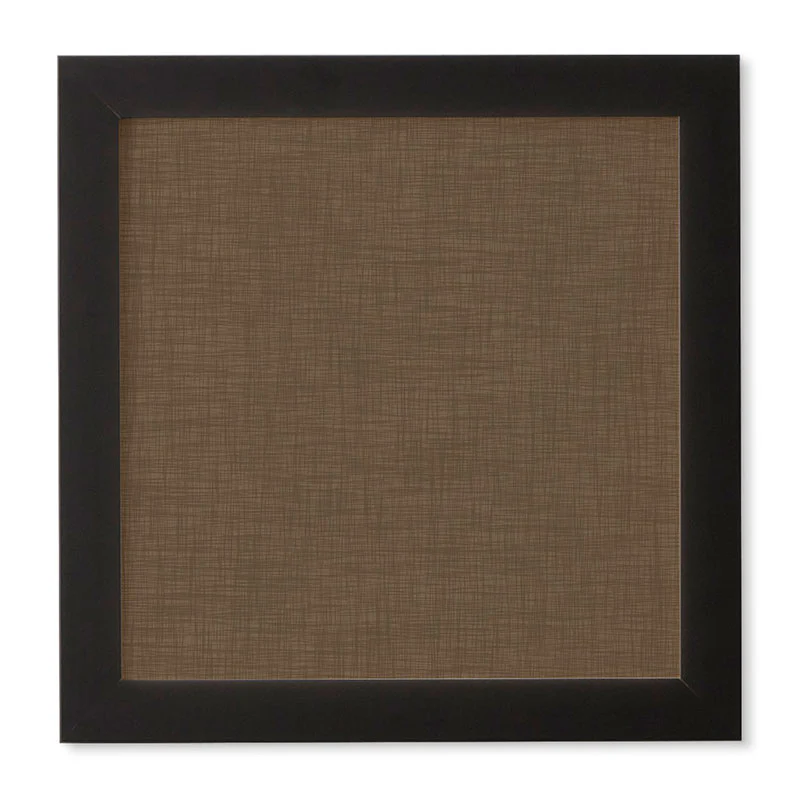 Avenie Cozy Linen Effect In Coffee Framed Wall Art - Image 7