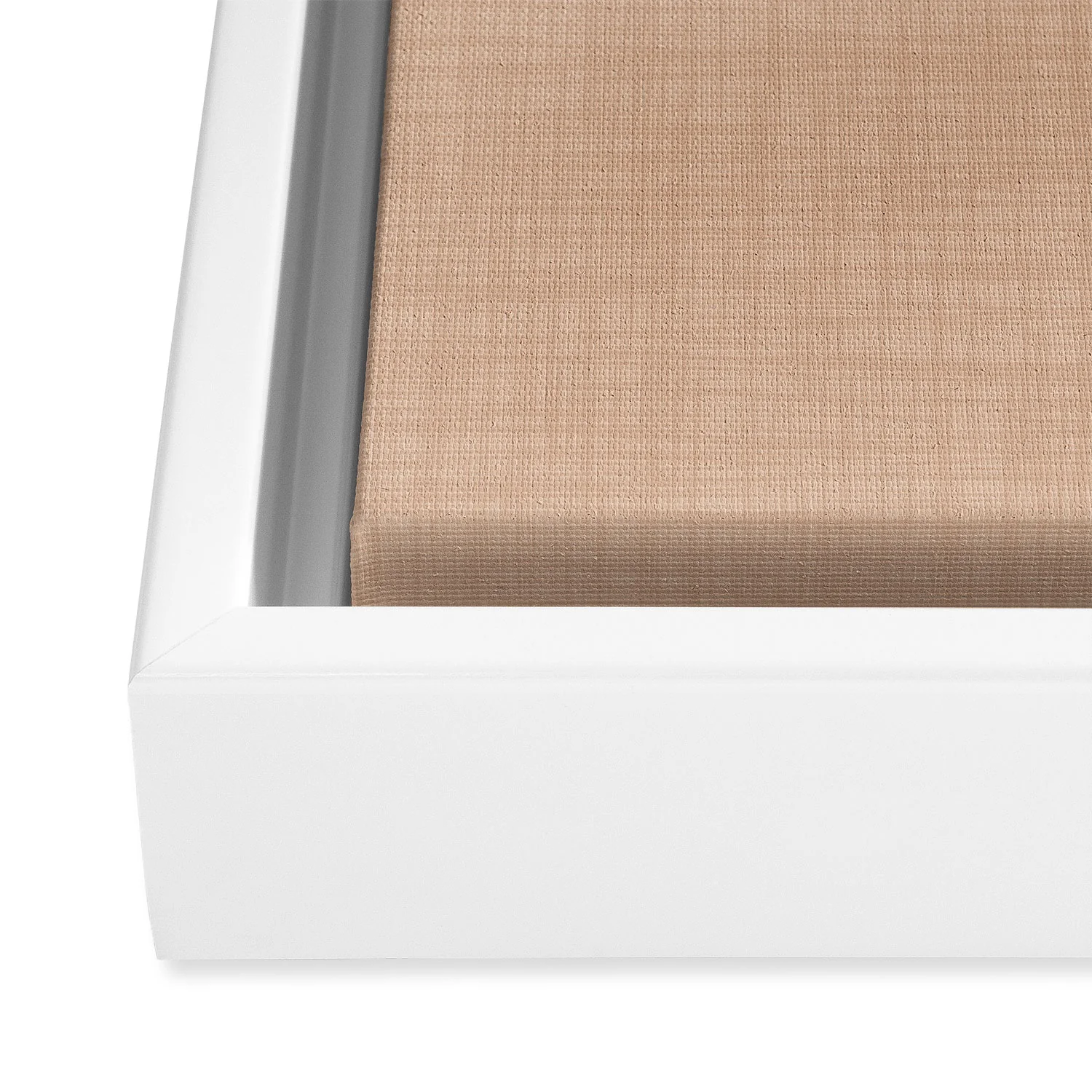 Avenie Cozy Linen Effect In Cream Art Canvas - Image 17