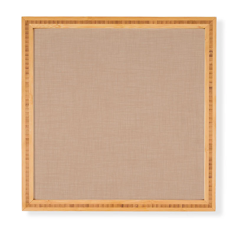 Avenie Cozy Linen Effect In Cream Framed Wall Art