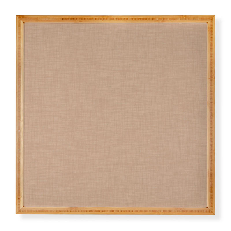 Avenie Cozy Linen Effect In Cream Framed Wall Art - Image 3