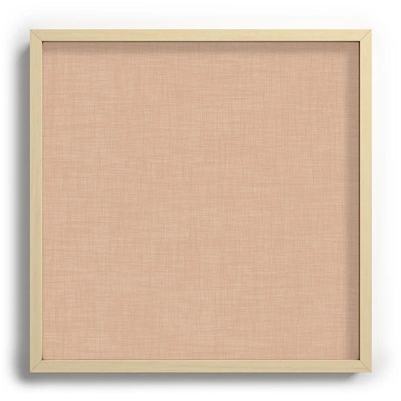 Avenie Cozy Linen Effect In Cream Recessed Framing Square - Image 13