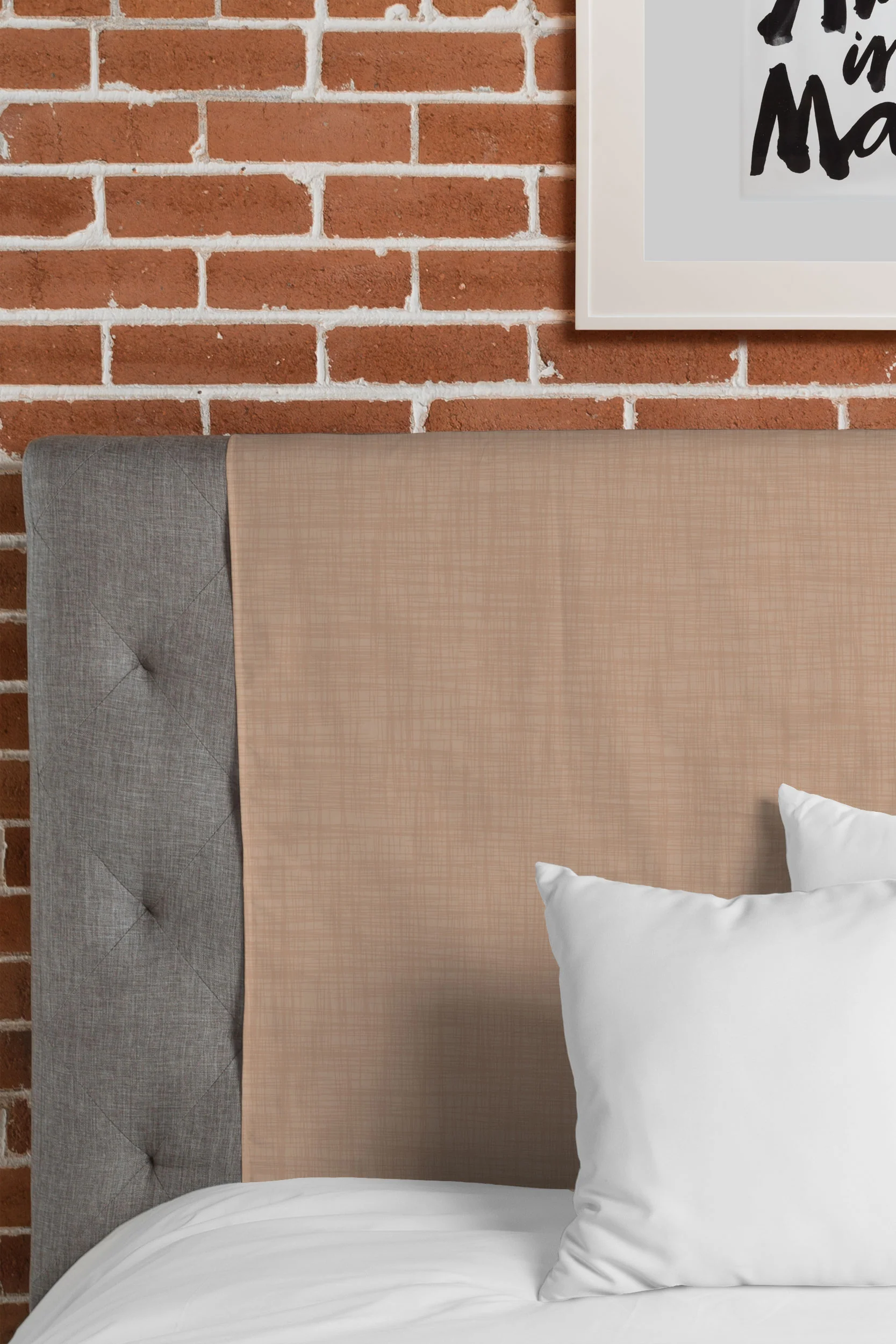 Avenie Cozy Linen Effect In Cream Tapestry - Image 3