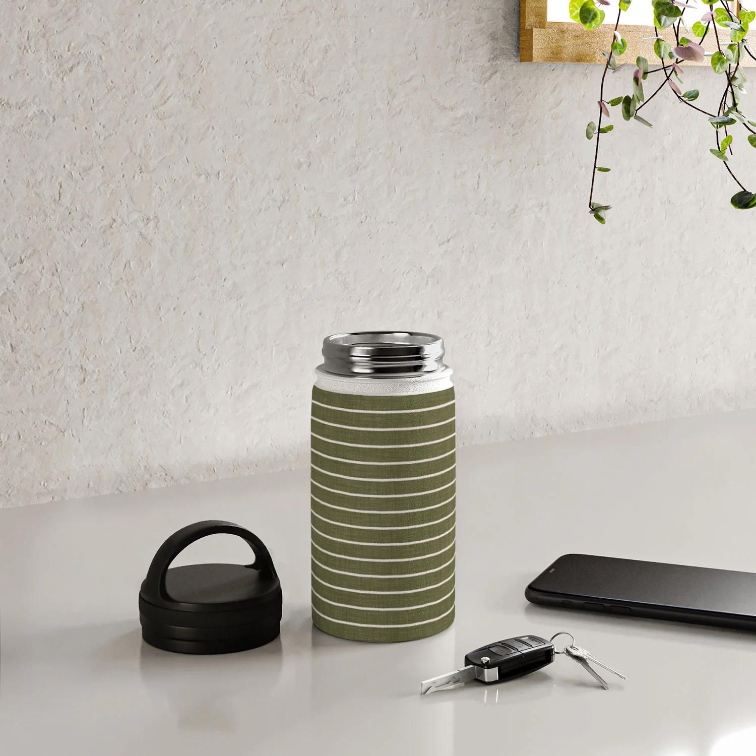 Avenie Cozy Stripes Water Bottle - Image 12