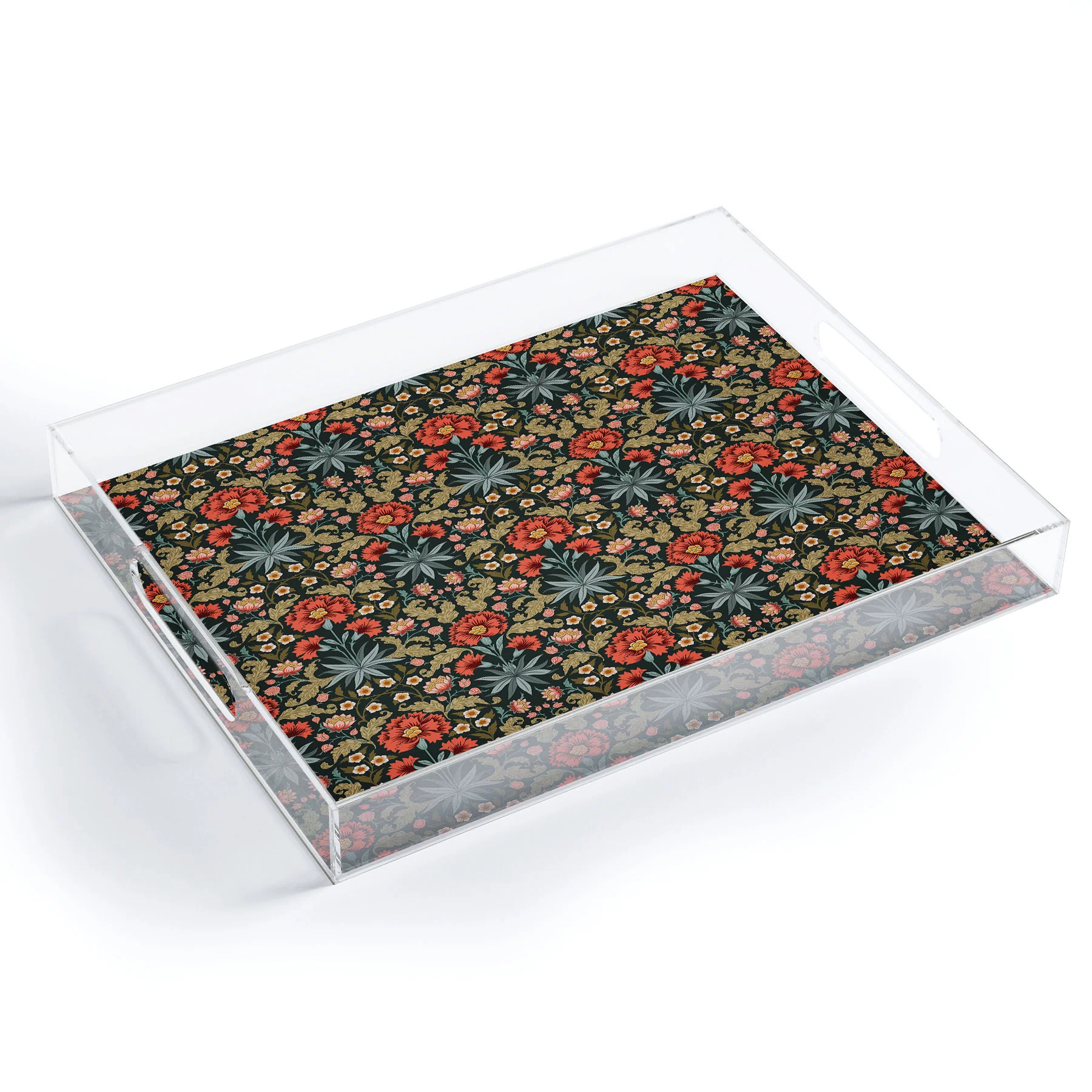 Avenie Morris Inspired Carnation Acrylic Tray - Image 2