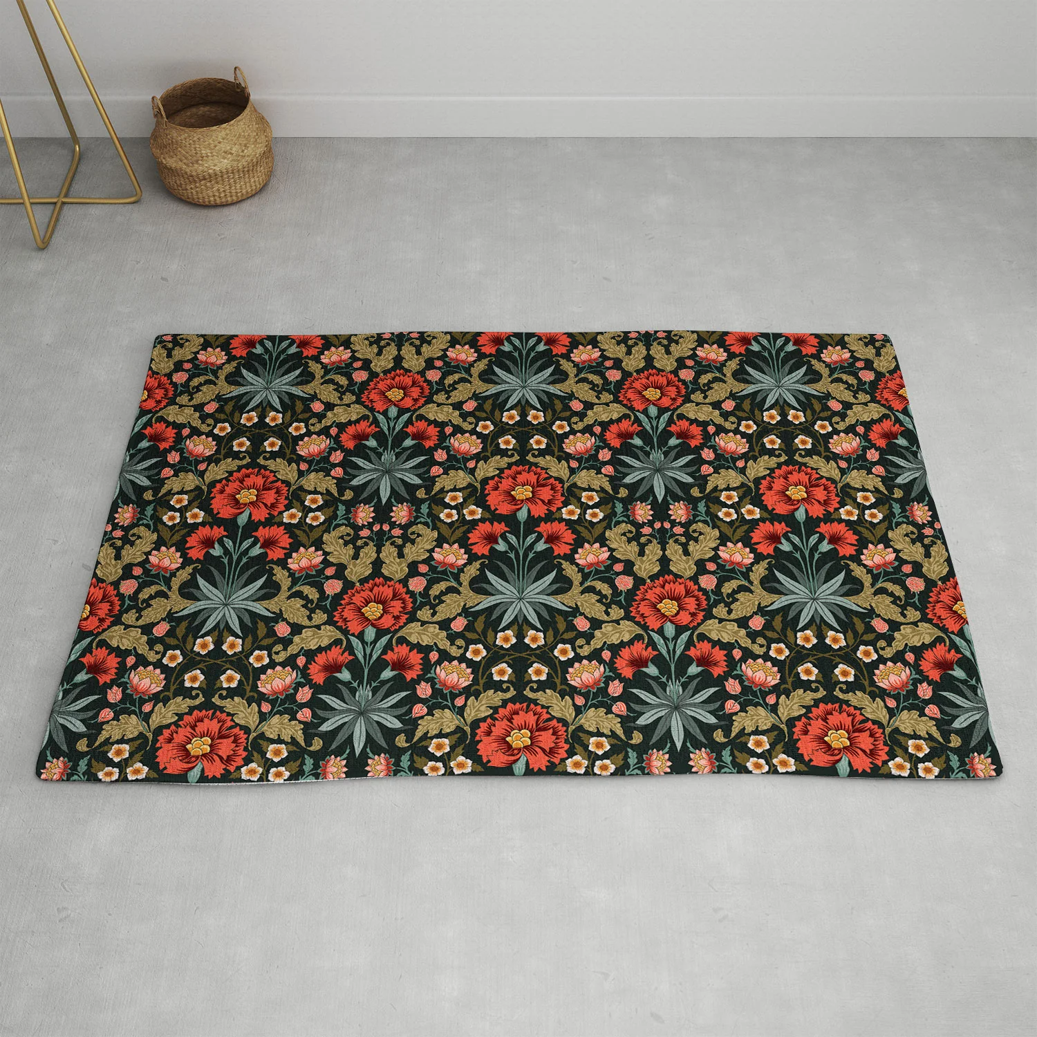 Avenie Morris Inspired Carnation Area Rug - Image 12