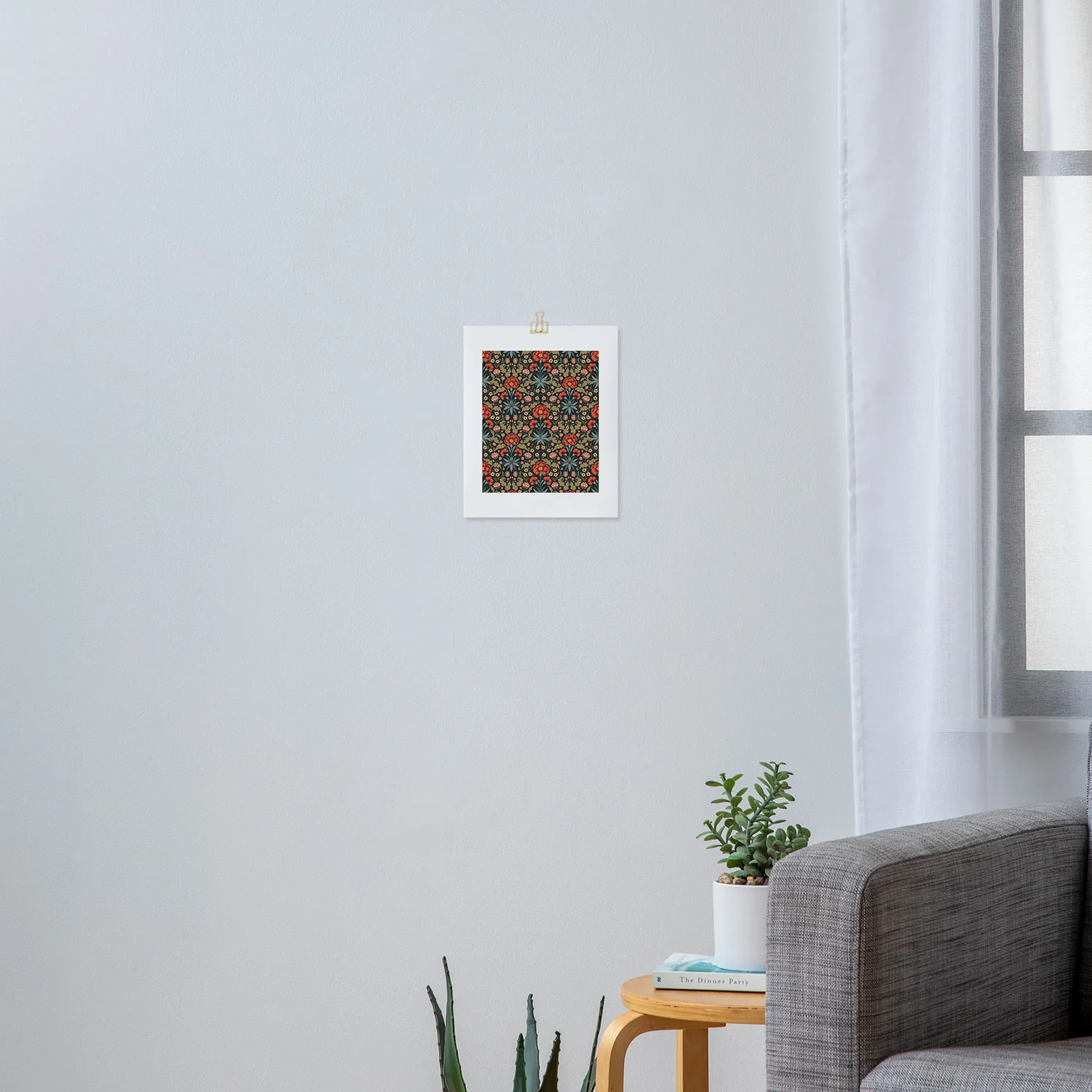 Avenie Morris Inspired Carnation Art Print - Image 3