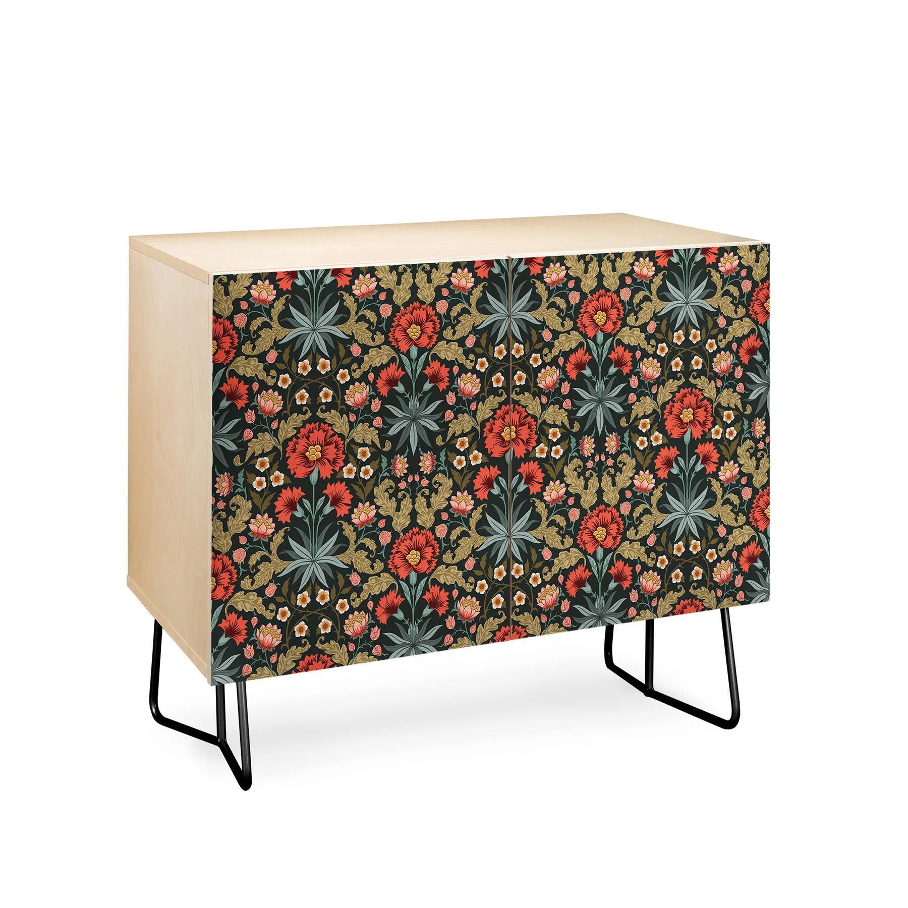Avenie Morris Inspired Carnation Credenza - Image 11