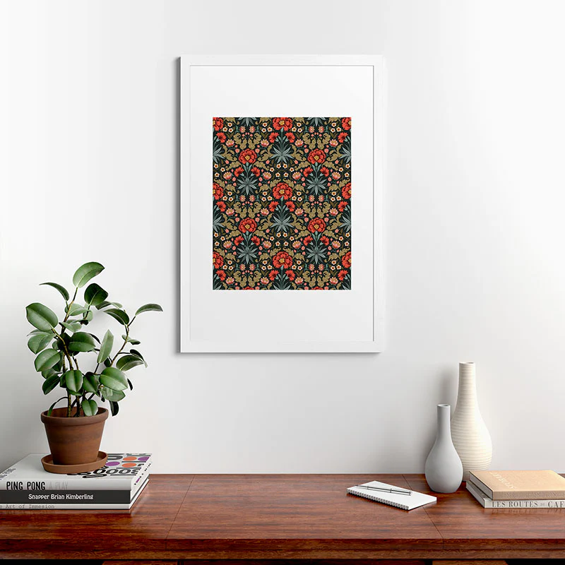 Avenie Morris Inspired Carnation Framed Art Print - Image 24