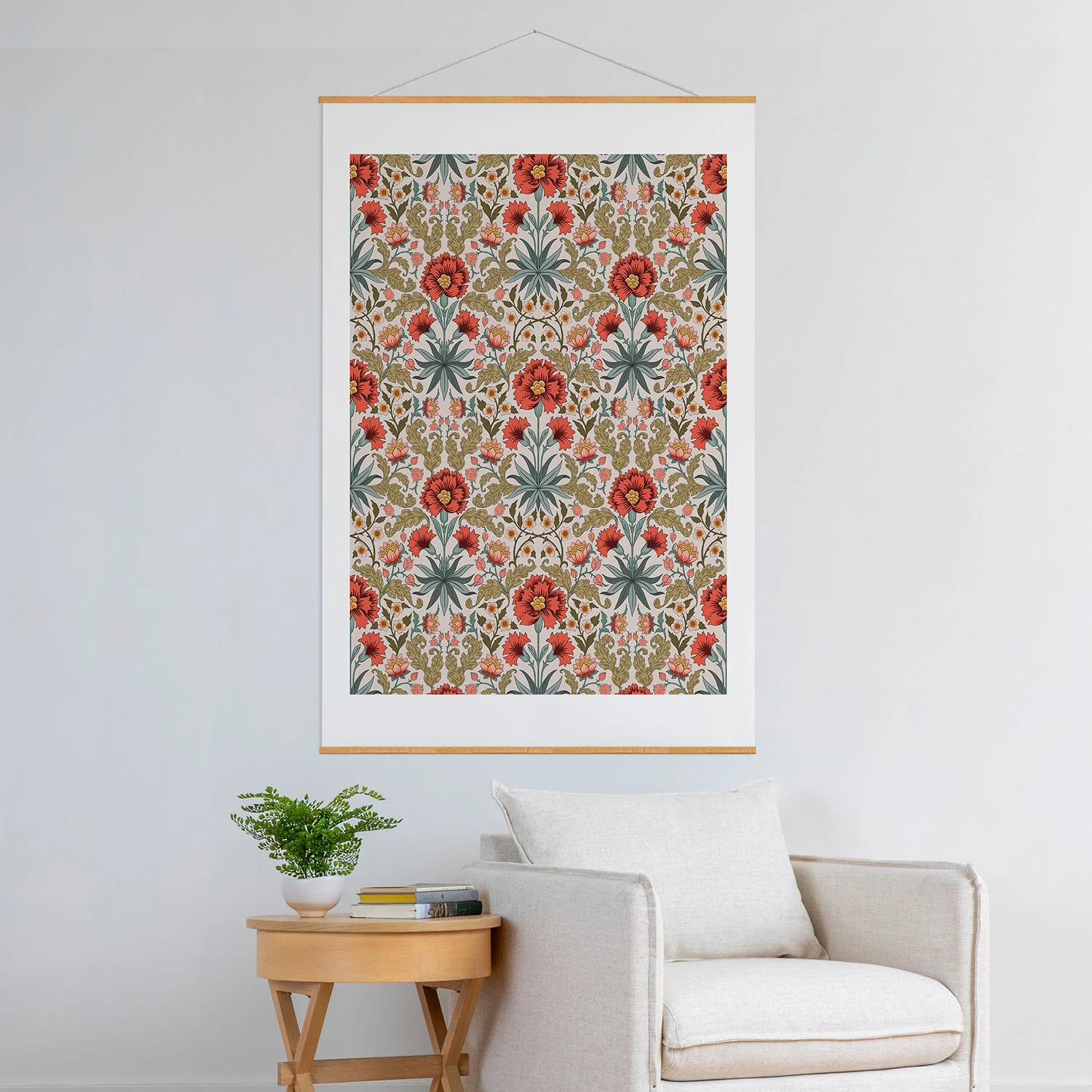 Avenie Morris Inspired Carnation I Art Print - Image 54