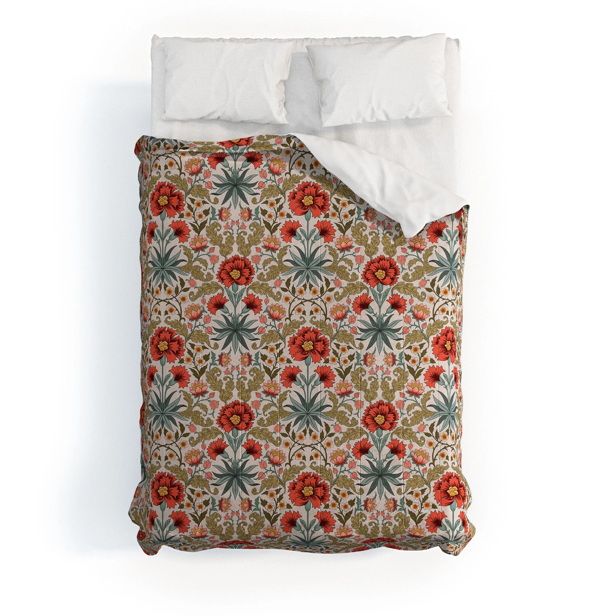 Avenie Morris Inspired Carnation I Comforter - Image 10