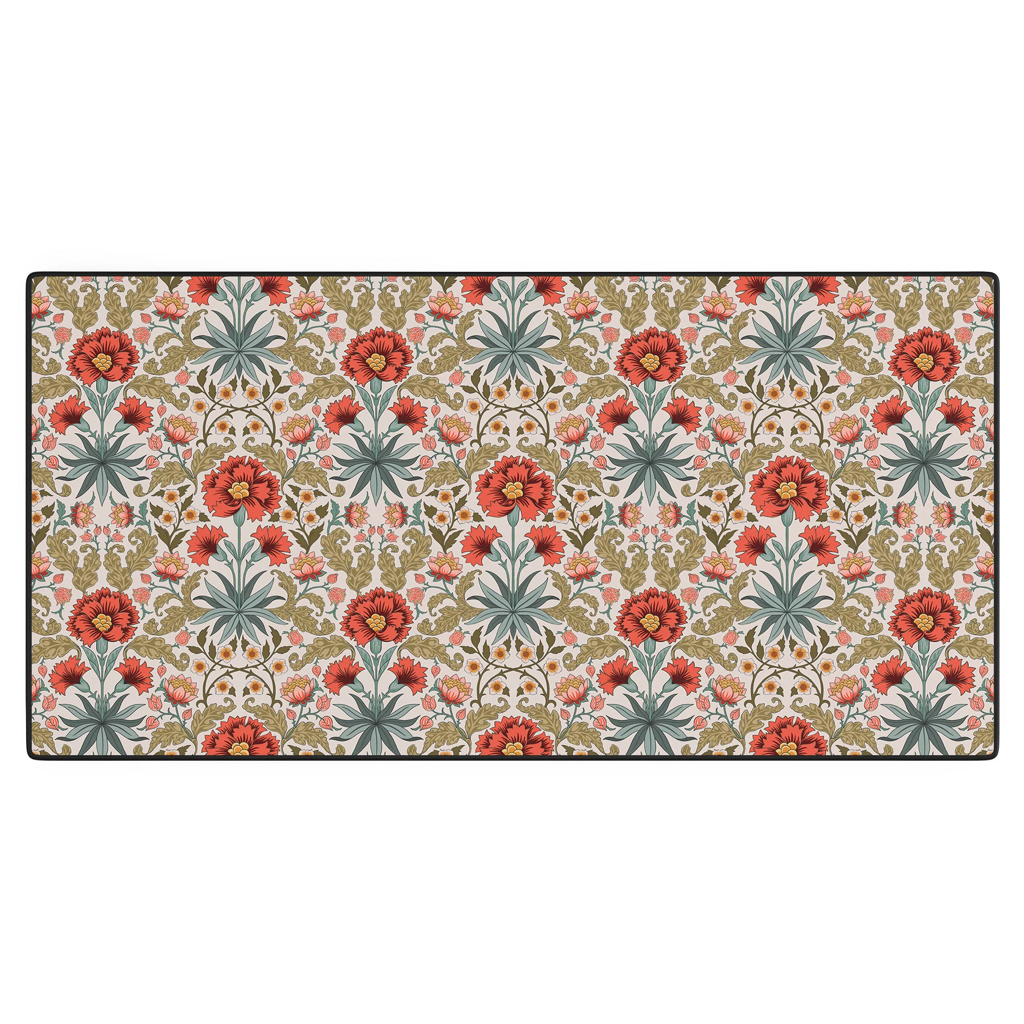 Avenie Morris Inspired Carnation I Desk Mat