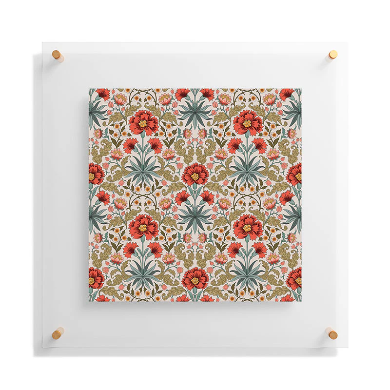 Avenie Morris Inspired Carnation I Floating Acrylic Print - Image 25