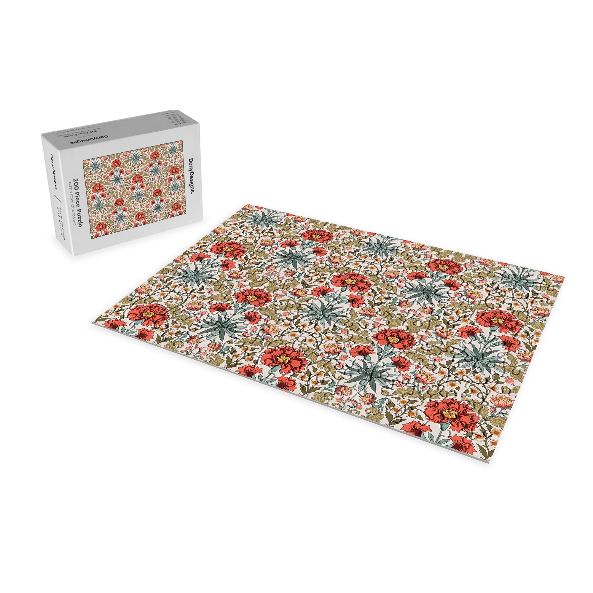 Avenie Morris Inspired Carnation I Puzzle - Image 4