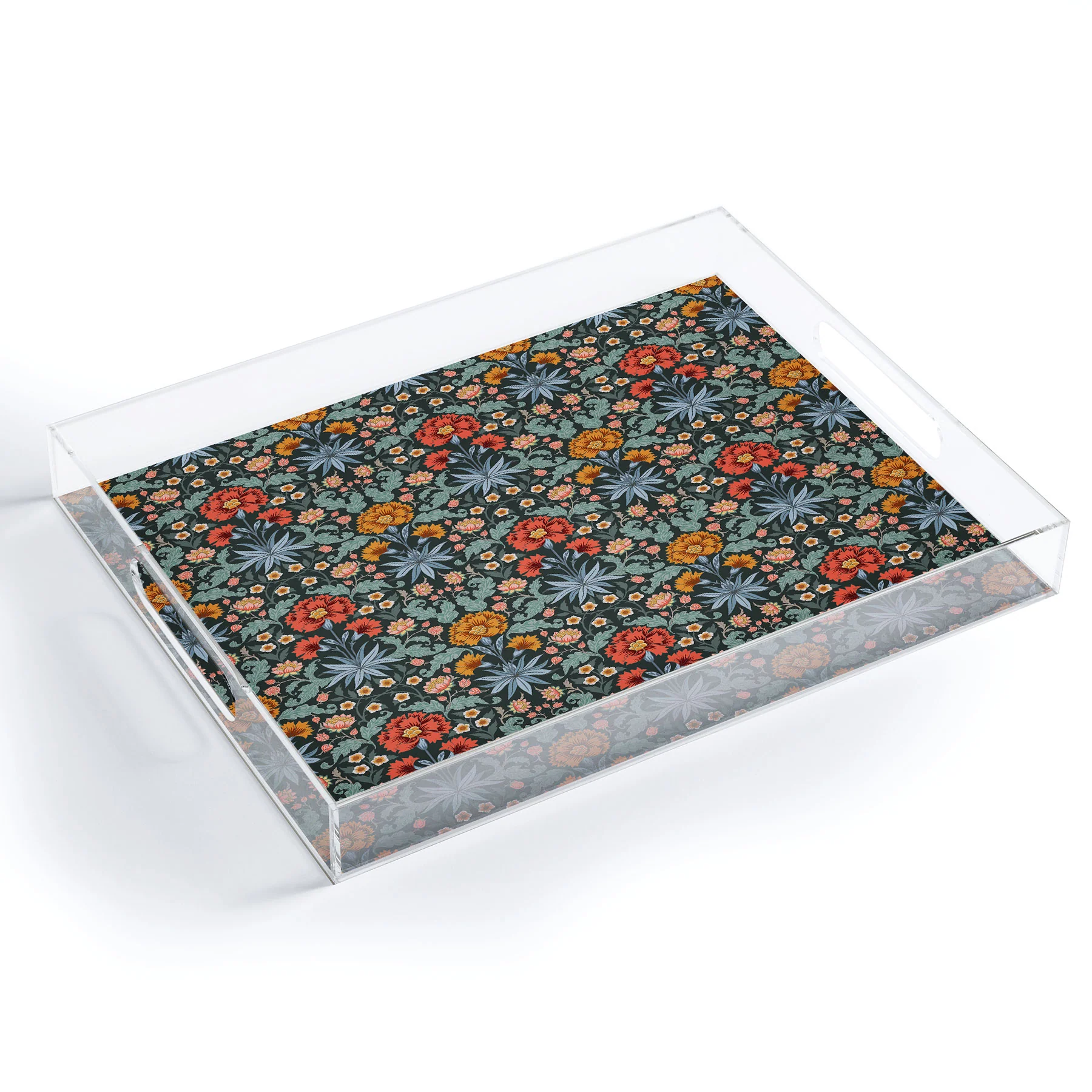 Avenie Morris Inspired Carnation II Acrylic Tray - Image 2