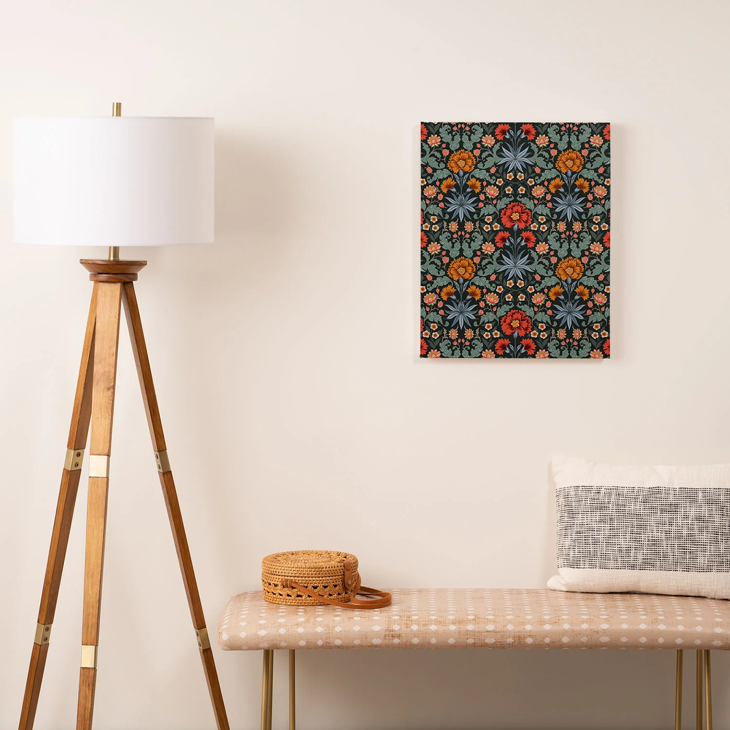 Avenie Morris Inspired Carnation II Art Canvas - Image 3
