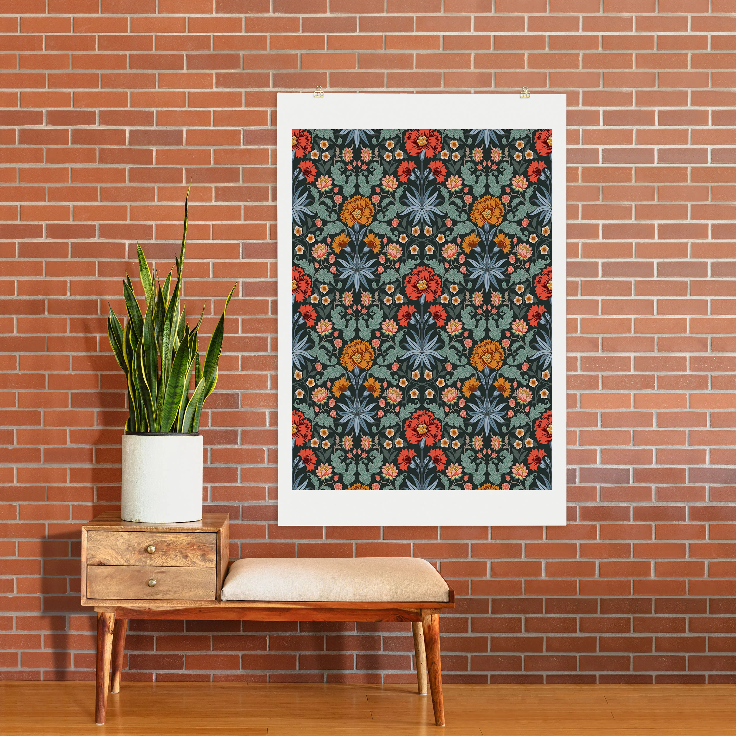 Avenie Morris Inspired Carnation II Art Print - Image 26