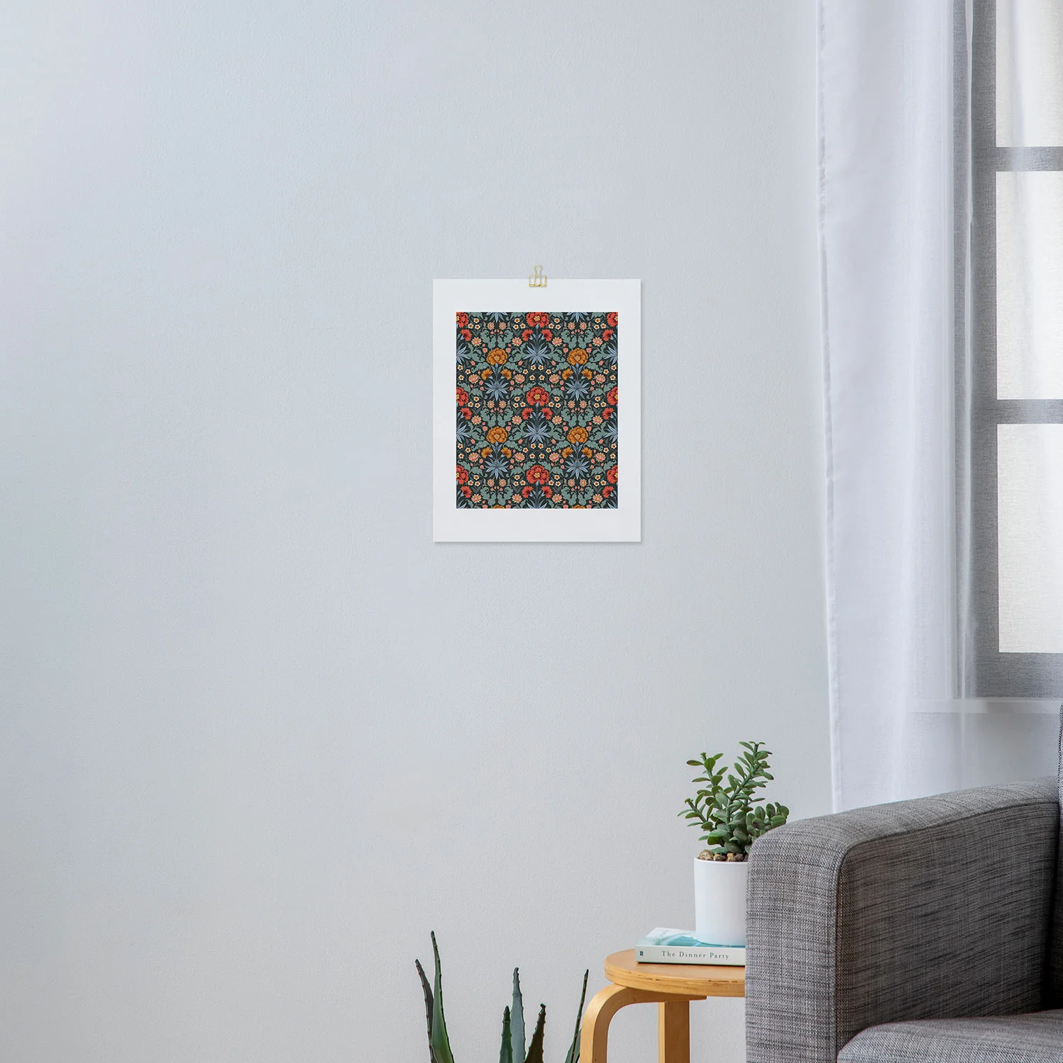Avenie Morris Inspired Carnation II Art Print - Image 6