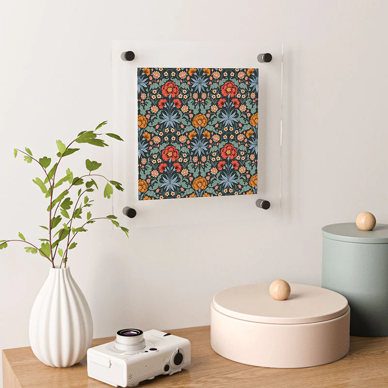 Avenie Morris Inspired Carnation II Floating Acrylic Print - Image 12