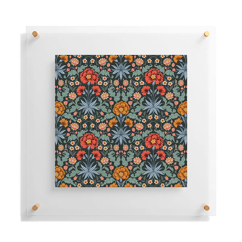 Avenie Morris Inspired Carnation II Floating Acrylic Print - Image 25