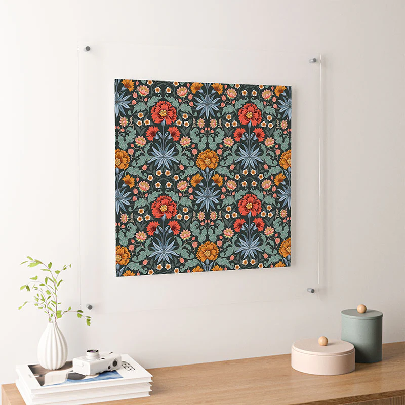 Avenie Morris Inspired Carnation II Floating Acrylic Print - Image 40