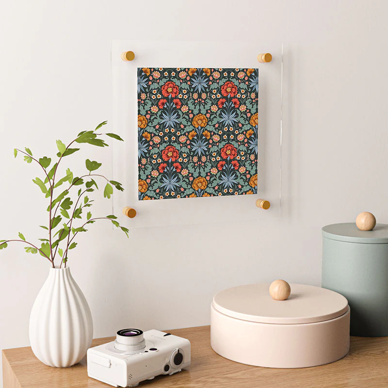 Avenie Morris Inspired Carnation II Floating Acrylic Print - Image 8