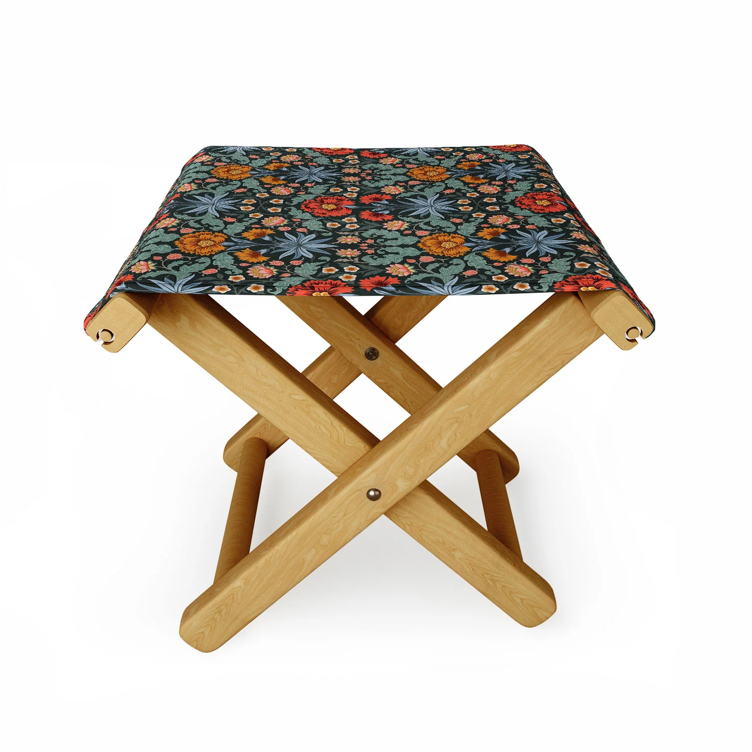 Avenie Morris Inspired Carnation II Folding Stool