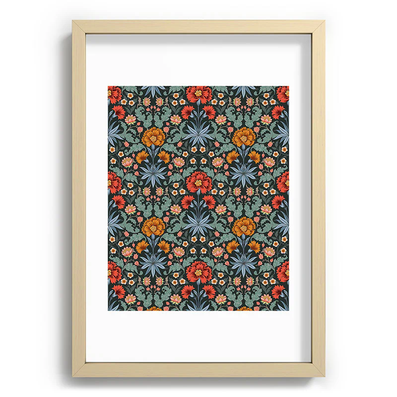Avenie Morris Inspired Carnation II Recessed Framing Rectangle - Image 13