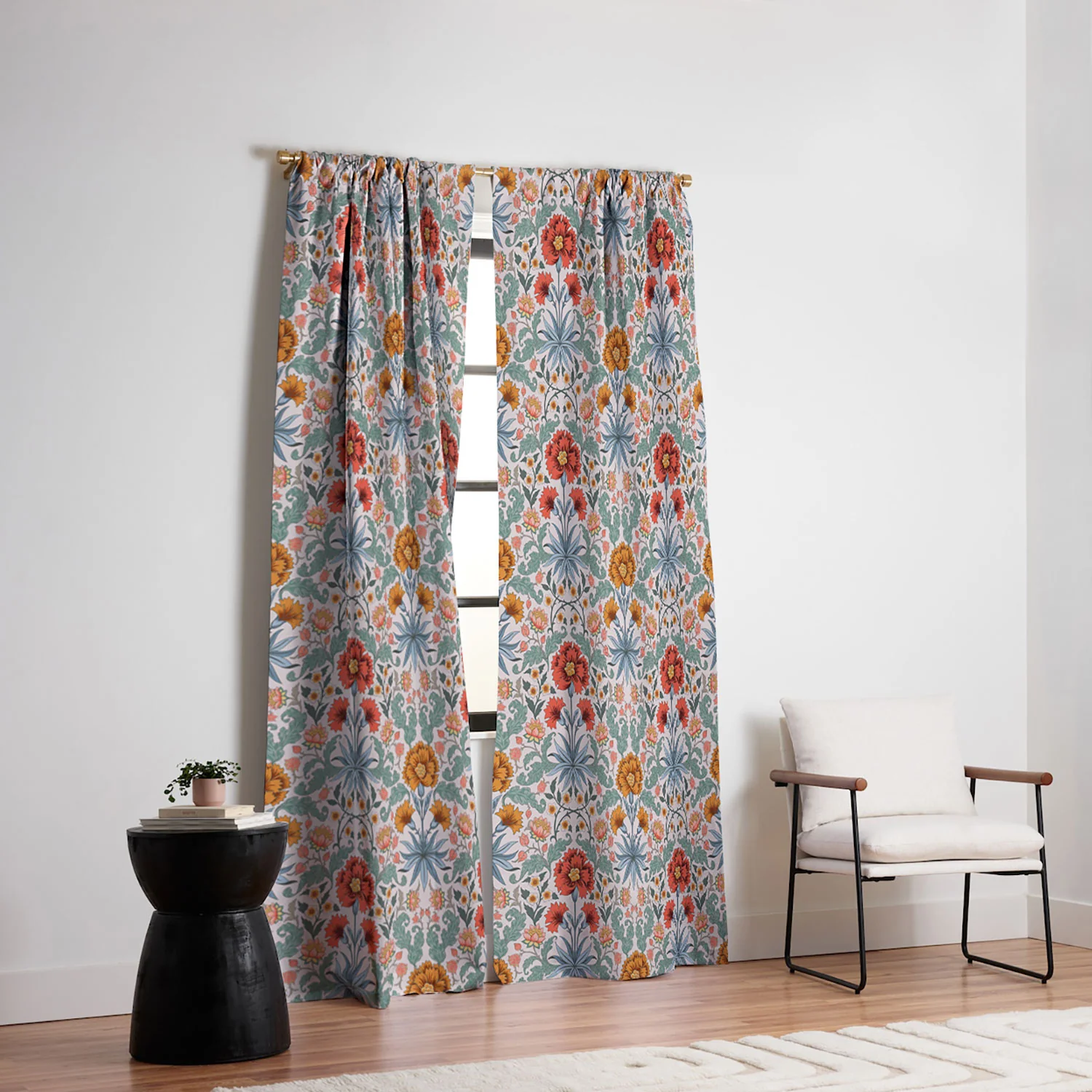 Avenie Morris Inspired Carnation III Blackout Non Repeat - Image 2