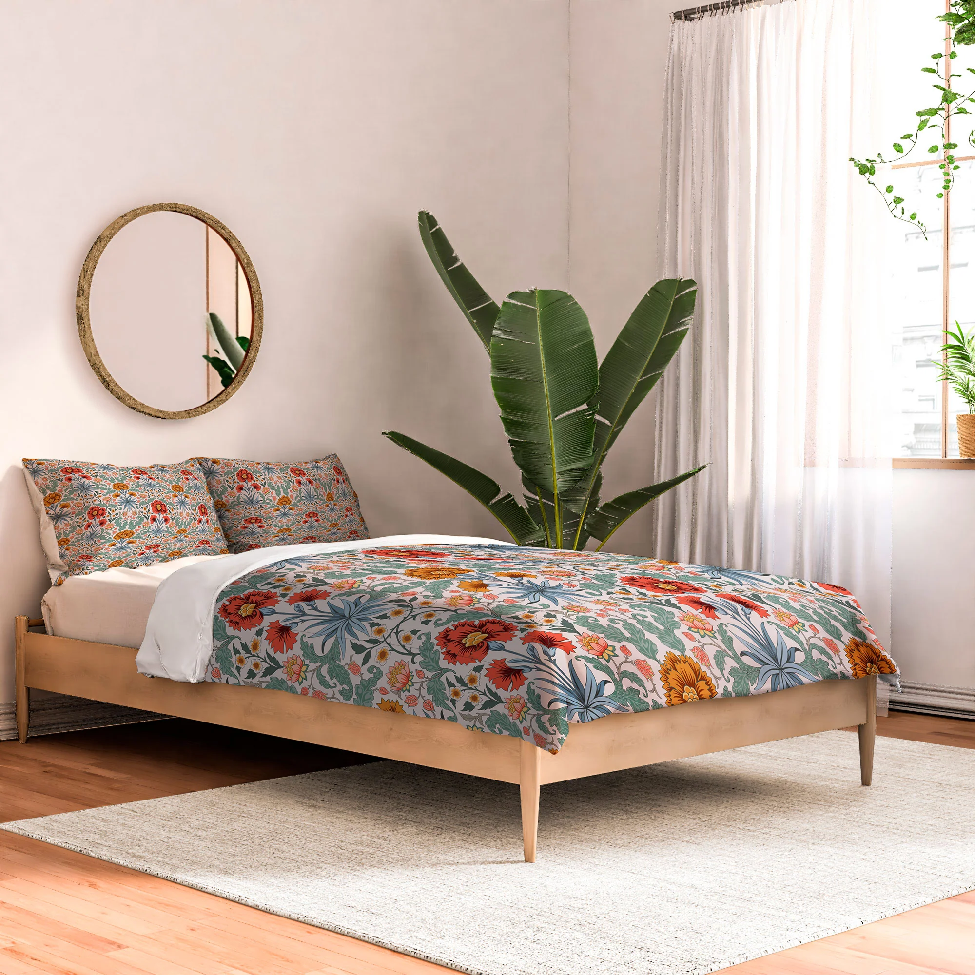 Avenie Morris Inspired Carnation III Comforter - Image 11