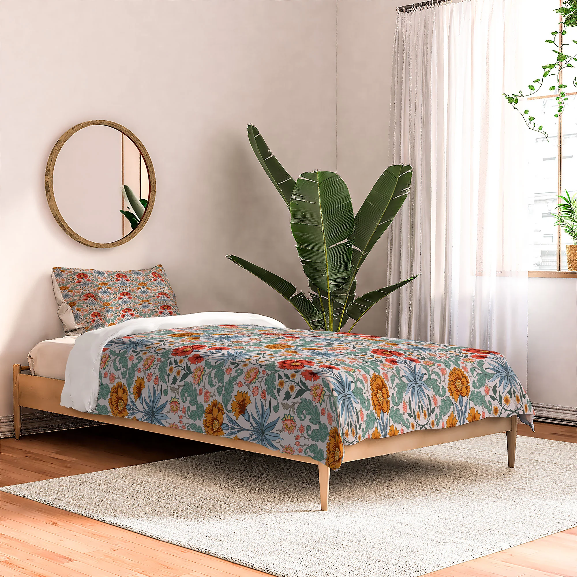 Avenie Morris Inspired Carnation III Comforter - Image 5